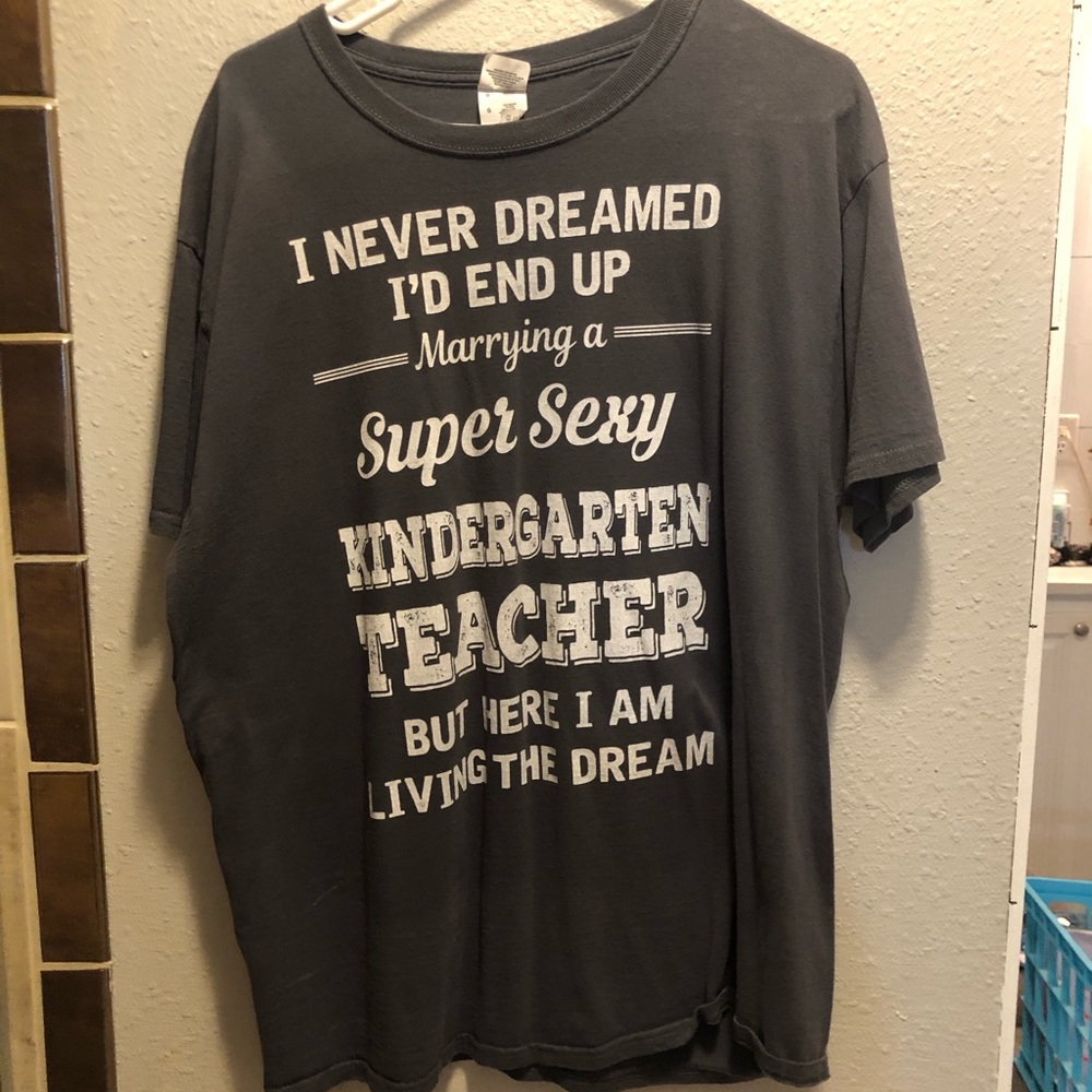 Kindergarten husband tshirt